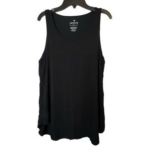 A7 American Eagle All Black Favorite Tank size M